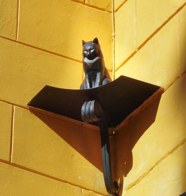 Памятник кошкам 