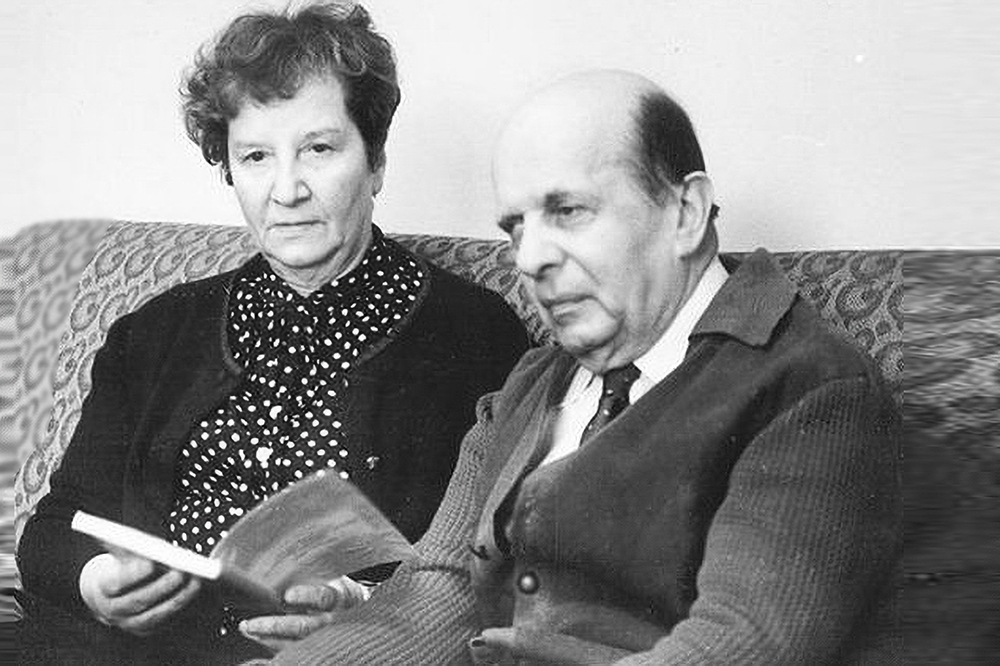 Вениамин Цукерман в женой Зинаидой Азарх